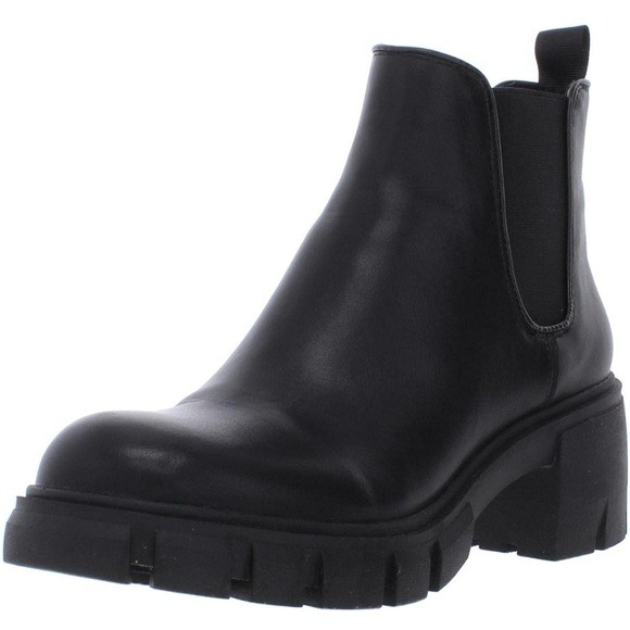 STEVE MADDEN Black Howler Chelsea Boots Size 9.5 - Picture 2 of 4